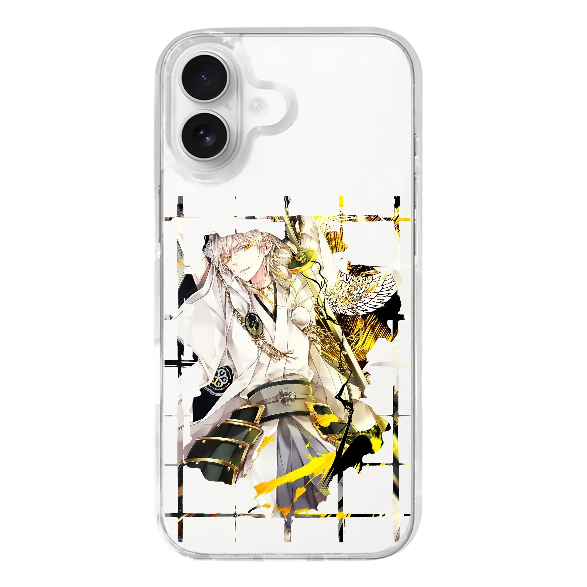 刀剣乱舞 グッズ,鶴丸国永 - iPhone 17シリーズ 透明スマホケース – 薄型・耐衝撃・精密フィット保護カバー